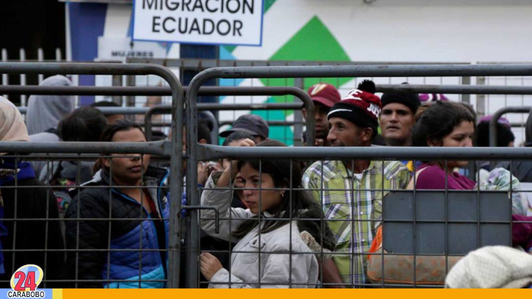 registro de inmigrantes venezolanos en Ecuador