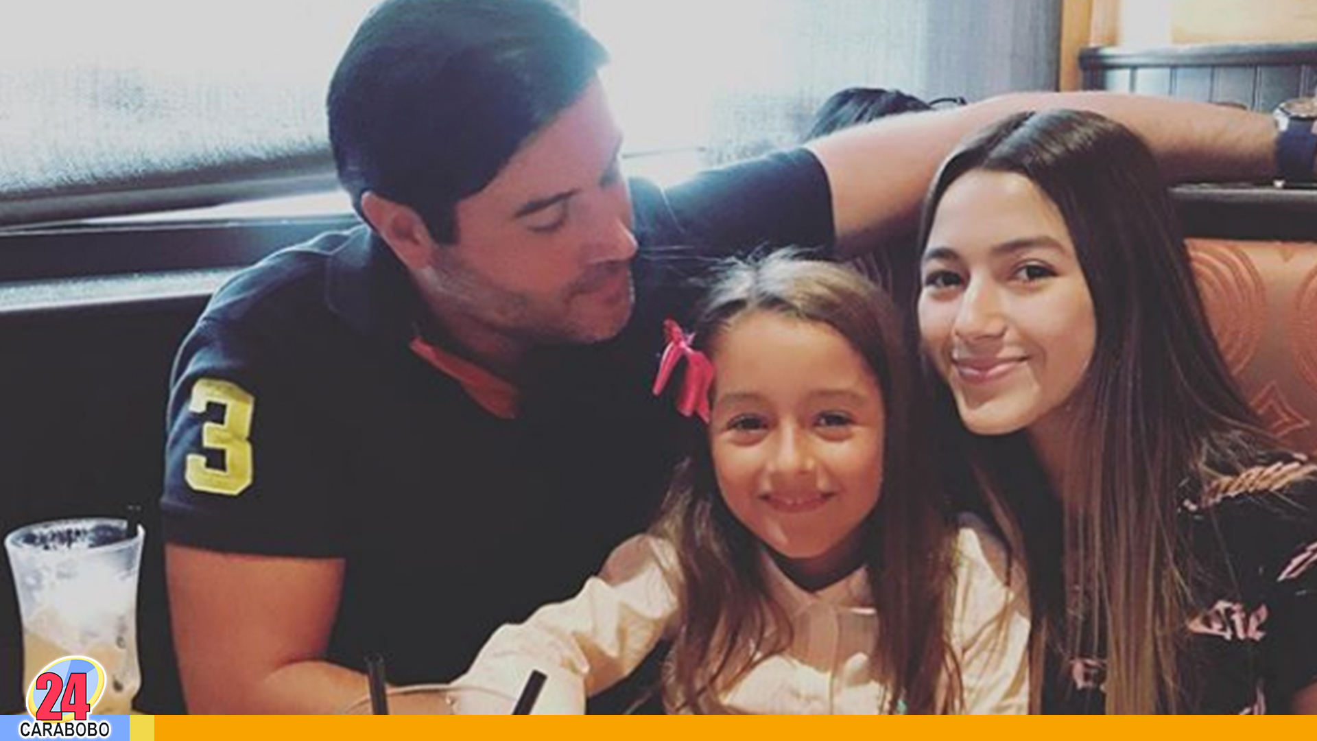 Jonathan Montenegro y sus hijas se reunieron luego de un tiempo