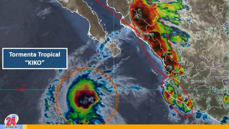 Tormenta tropical Kiko pone en alerta a Baja California