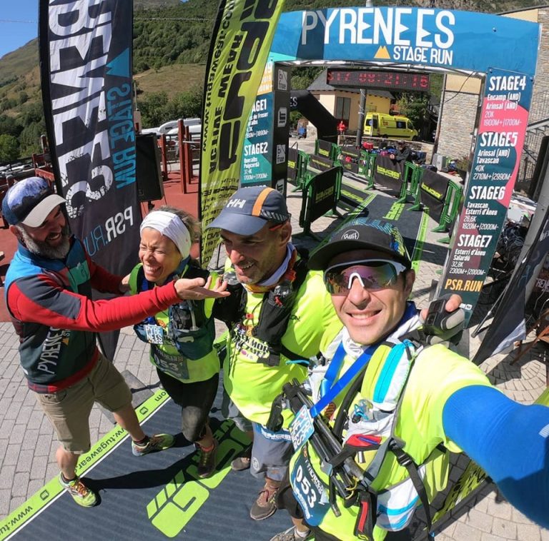 ¡En la meta! Yesek Mörö Venezuela cumplió en el Reto de Los Pirineos