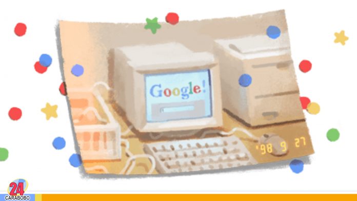 ¡Feliz cumpleaños Google! con un Doodle celebra su aniversario 21° aniversario de Google