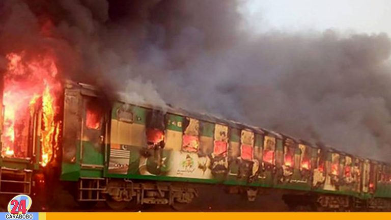 Explosión de tren en Pakistán dejó al menos 71 muertos