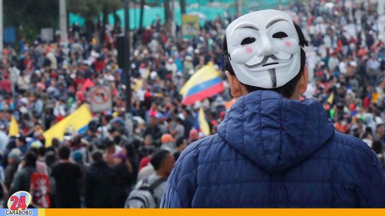 ¡Manifestando! Detenidos venezolanos en Ecuador por protestar