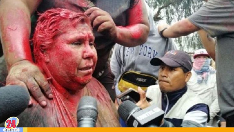 Alcaldesa en Bolivia es brutalmente agredida tras protestas