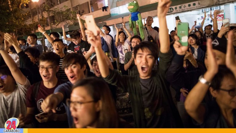 Bloque prodemócrata obtiene la victoria en elecciones de Hong Kong