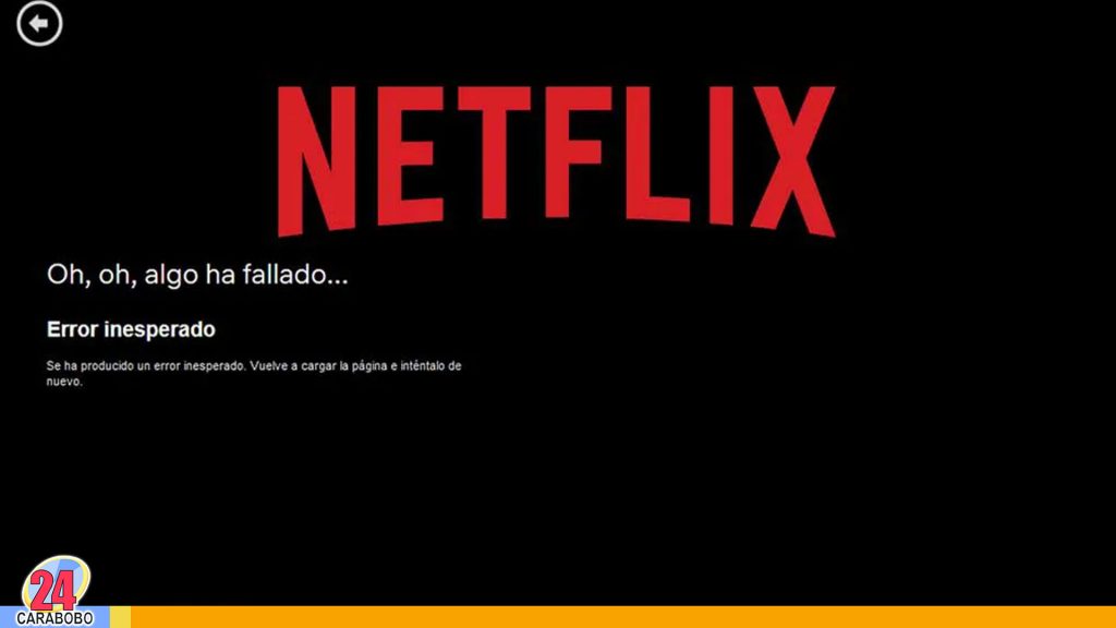 Caída de Netflix a nivel mundial: La plataforma de streaming en problemas