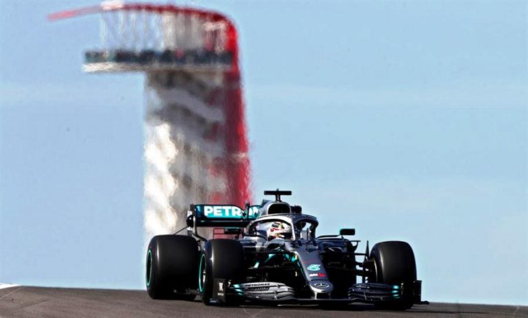 Hamilton apuntó mejor crono en segunda tanta de Gran Premio de EE.UU.