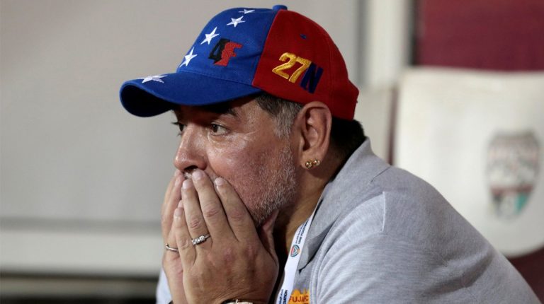 ¡La pregunta! Maradona en Venezuela… ¿técnico de la Vinotinto?