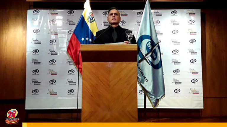 Fiscal General Tarek William Saab declaró sobre el caso de Rufo Chacón