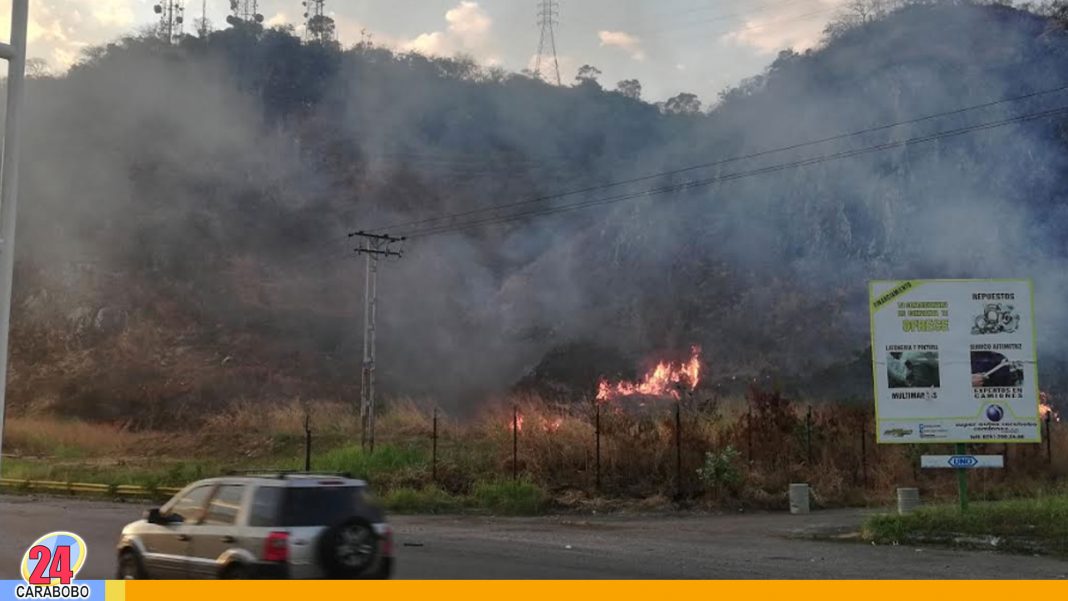 temporada incendios forestales Carabobo