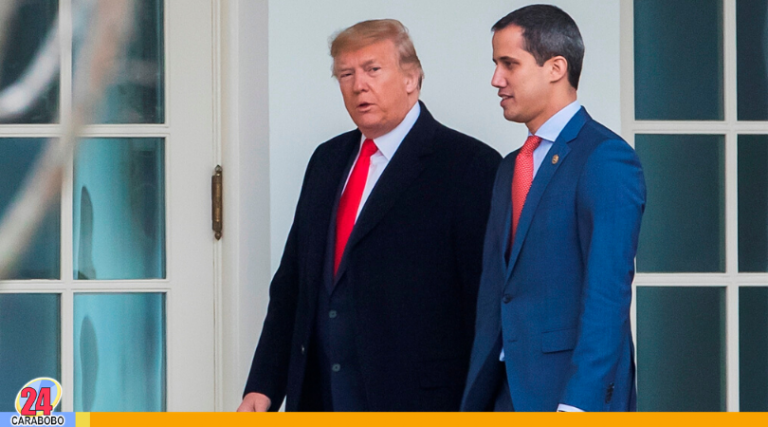 Donald Trump recibió a Juan Guaidó en la Casa Blanca