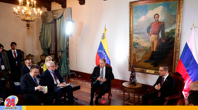 Canciller de Rusia en Venezuela para visita oficial
