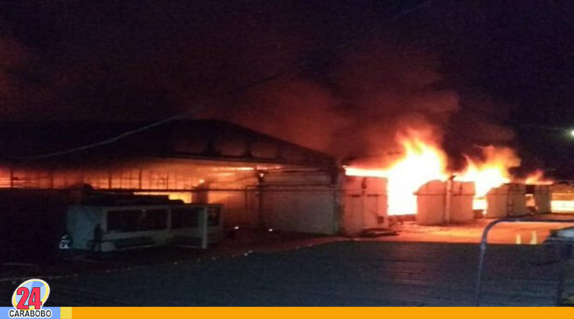 Incendio en almacén de Cantv y Movilnet dejó grandes pérdidas