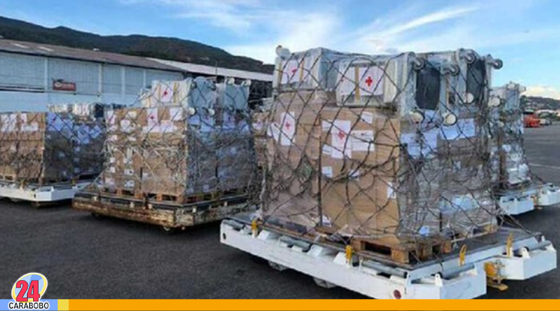 Ayuda humanitaria para Venezuela fue recibida por la Cruz Roja 