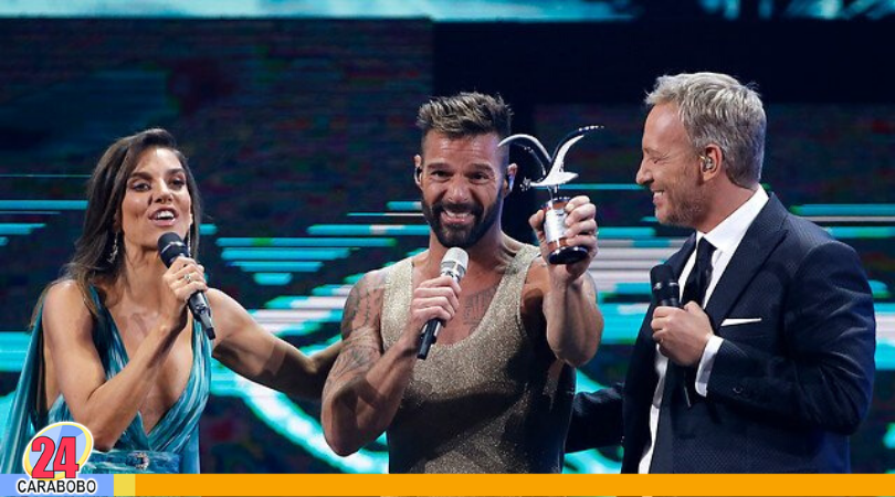 Ricky Martin en Viña del Mar cantó sus éxitos y gana dos Gaviotas