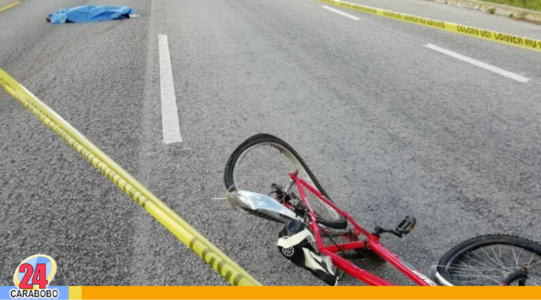 Murió Ciclista atropellada en Caracas y el conductor se dio a la fuga