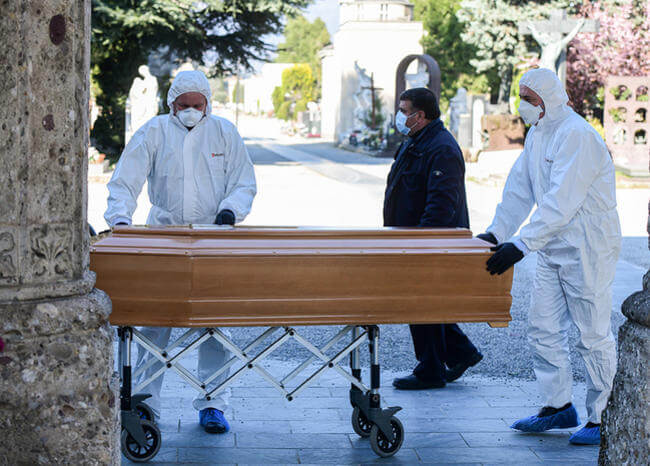 ¡Tristeza! Emergencia en Italia por muertes por el coronavirus