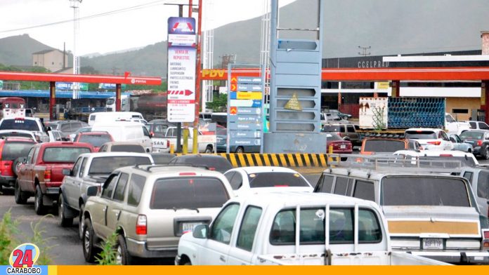 Escasez de Gasolina en Carabobo- noticias 24 carabobo