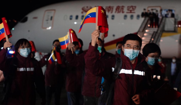 Expertos chinos llegan a Venezuela como asesoría frente al COVID-19