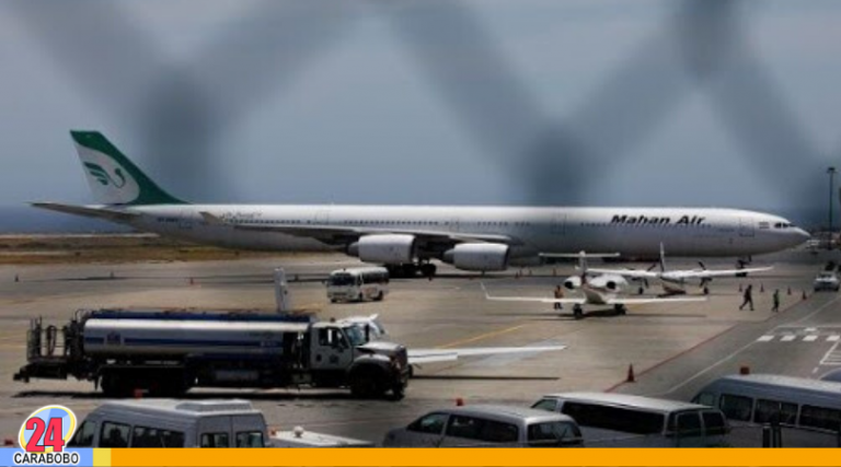 Avión iraní sancionada por EE.UU. aterrizó en aeropuerto de Punto Fijo