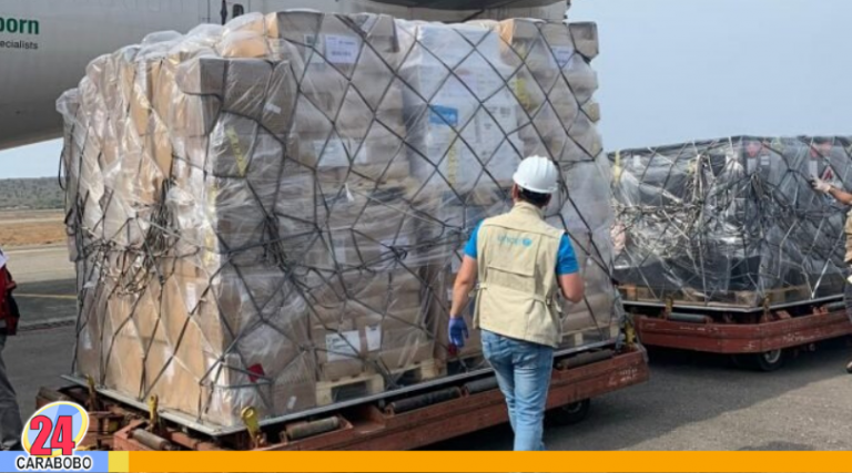 ONU envió 90 toneladas de ayuda humanitaria a Venezuela