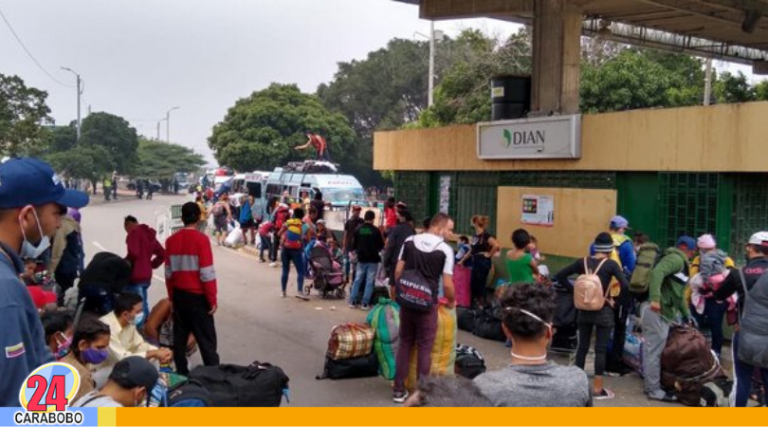 Venezolanos en Colombia retornan al país por crisis de coronavirus (+fotos)
