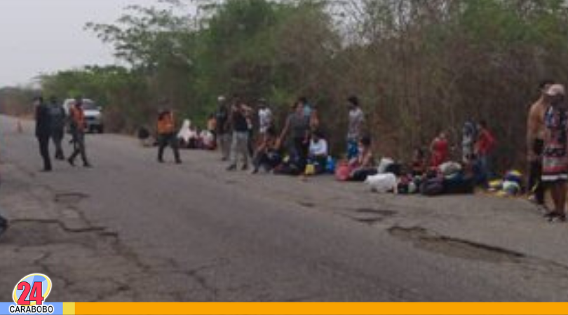 Volcamiento de autobús en Zulia 