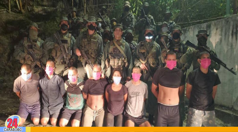 Detienen a ocho supuestos miembros de la «Operación Gedeón» en Petaquirito, Vargas