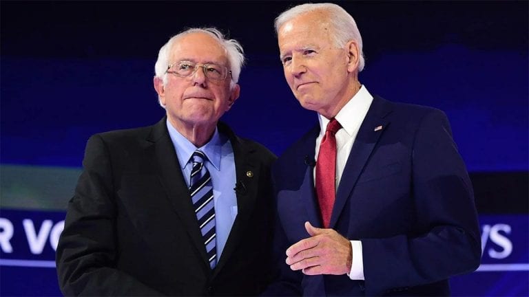 Bernie Sanders confesó ser más cercano a Joe Biden que a Hillary Clinton