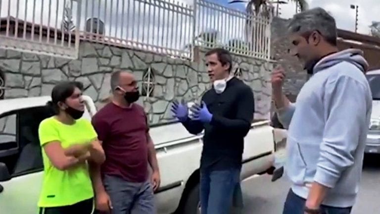 ¡Despeja dudas! Juan Guaidó volvió a las calles de Caracas (+ vídeo)