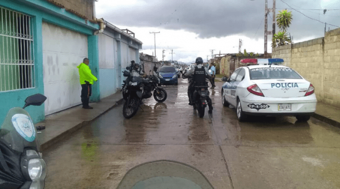 Policía de Carabobo en Las Palmitas