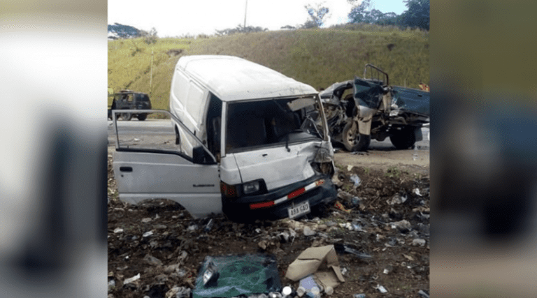 Accidente múltiple vía hacia Bejuma dejó un fallecido y varios heridos