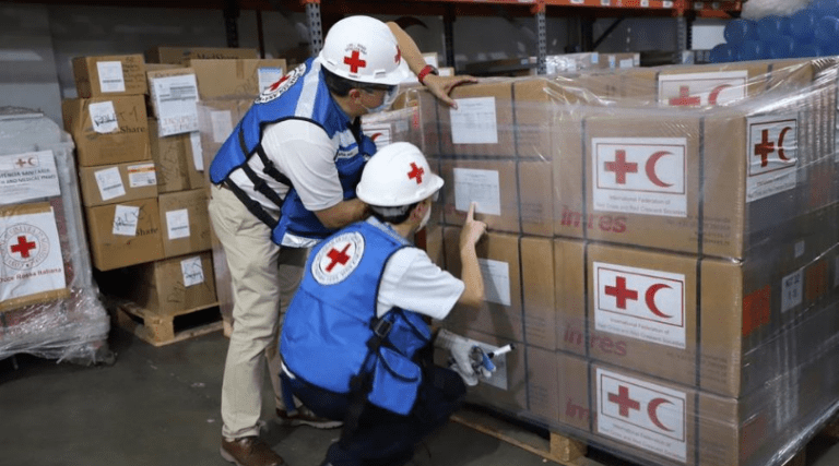 Cruz Roja venezolana recibió toneladas de ayuda humanitaria