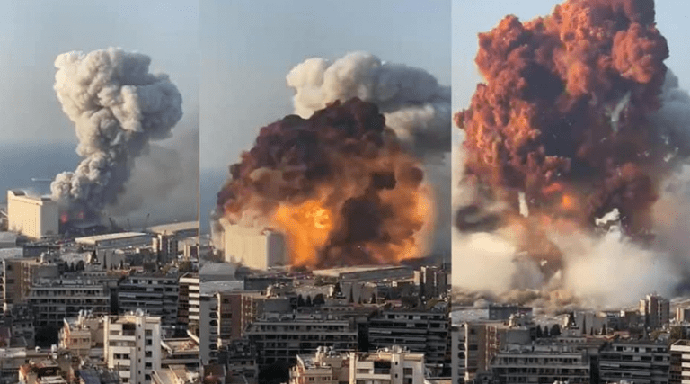 Fuerte explosión en el puerto de Beirut, Líbano (+Vídeos)