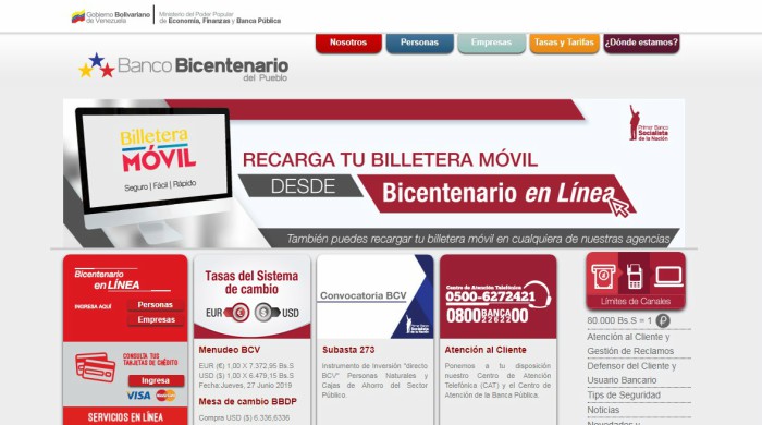 Portal del Banco Bicentenario - Portal del Banco Bicentenario