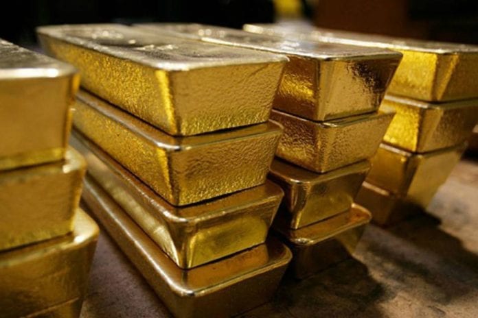 Reservas de oro en el Banco Central