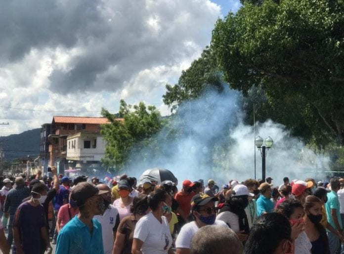 protesta en Chivacoa