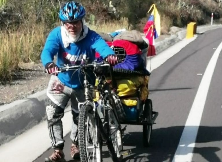 ¡Buena noticia! Ciclista Douglas Pérez ya llegó a Chirgua