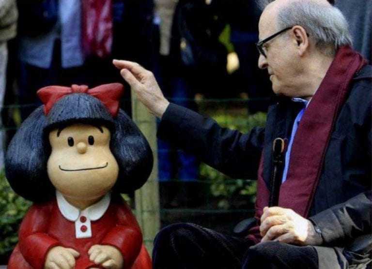 ¡Mafalda quedó sin padre! Murió el artista argentino Quino