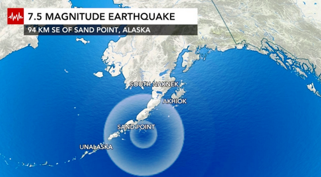 Alaska sufrió fuerte sismo - noticias24 Carabobo