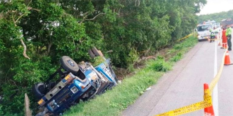 Accidente en vía al norte de Colombia cobra vida de cuatro venezolanos