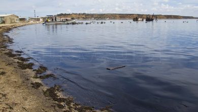 Bahía de Amuay también está con manchas de petróleo