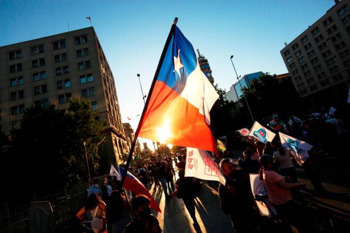 Plebiscito en Chile marcó récord histórico a pesar de la pandemia