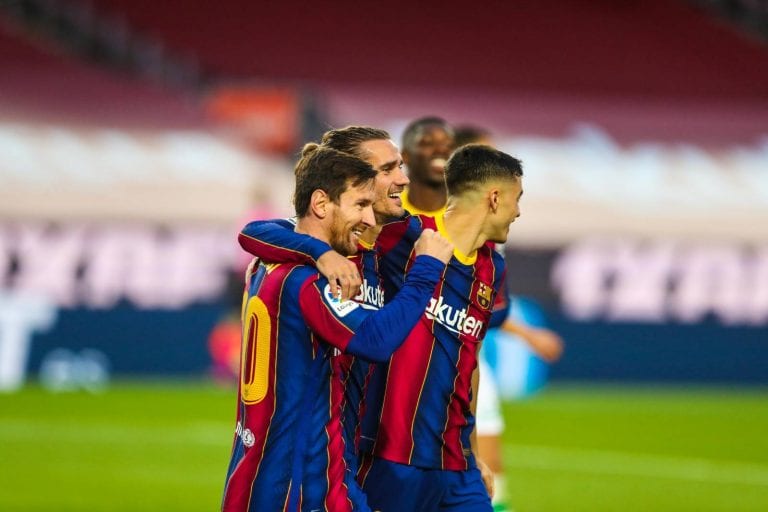 Messi comandó ‘manita’ del Barcelona sobre el Betis de Sevilla