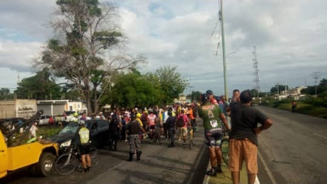 grupo de ciclistas arrollados en Cabimas - grupo de ciclistas arrollados en Cabimas