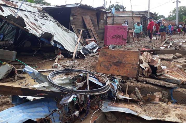 Cúcuta: seis muertos y ocho desaparecidos tras desbordamiento de quebrada