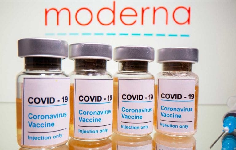 Moderna aseguró que vacuna es 94.5% efectiva ante el Covid-19