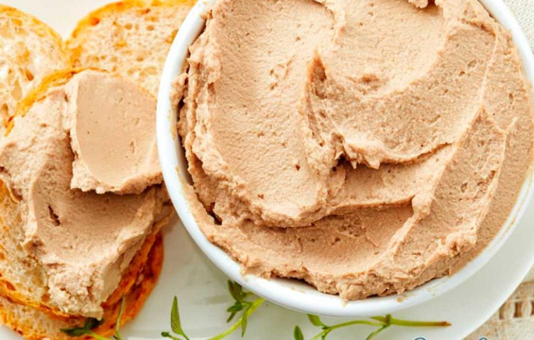 Paté de hígado de pollo al orégano especial para las reuniones familiares