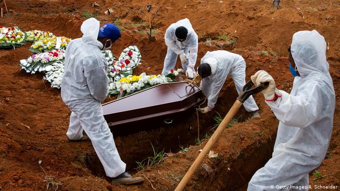 Brasil registró casi mil muertes diarias por Covid-19