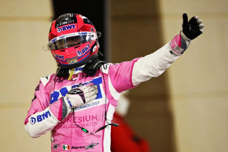 Sergio Pérez consiguió su primera victoria de la F1 al imponerse en Sakhir